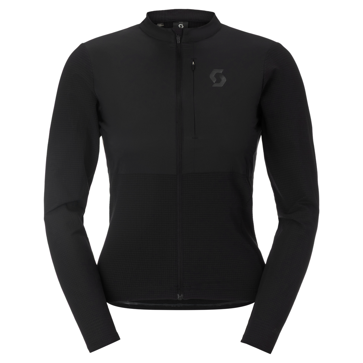 SCOTT Endurance Warm Langarm-Radtrikot Damen Black Vorderansicht