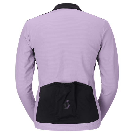 SCOTT Endurance Warm Langarm-Radtrikot Damen Sherbet Purple - Black Rückansicht