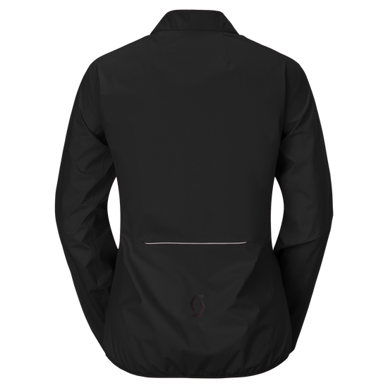 SCOTT Endurance Waterproof Fahrradjacke Damen Black Rückansicht