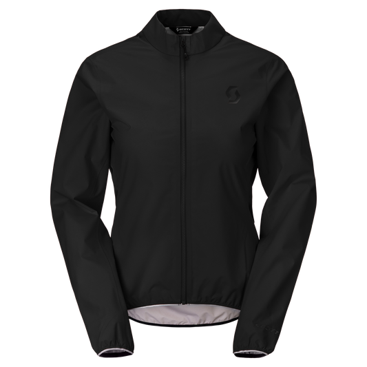 SCOTT Endurance Waterproof Fahrradjacke Damen Black Vorderansicht