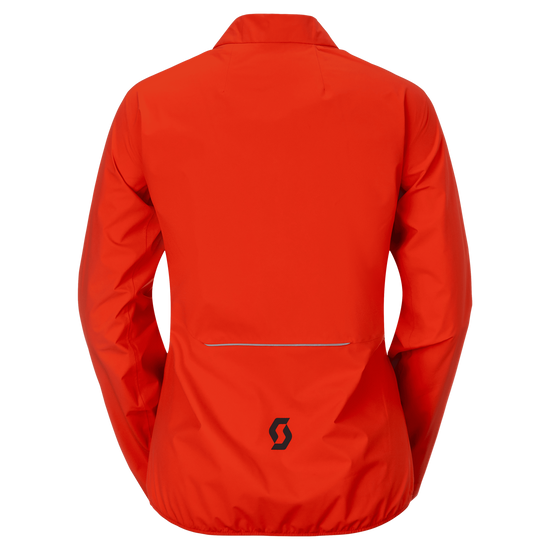 SCOTT Endurance Waterproof Fahrradjacke Damen Turbo Red Rückansicht
