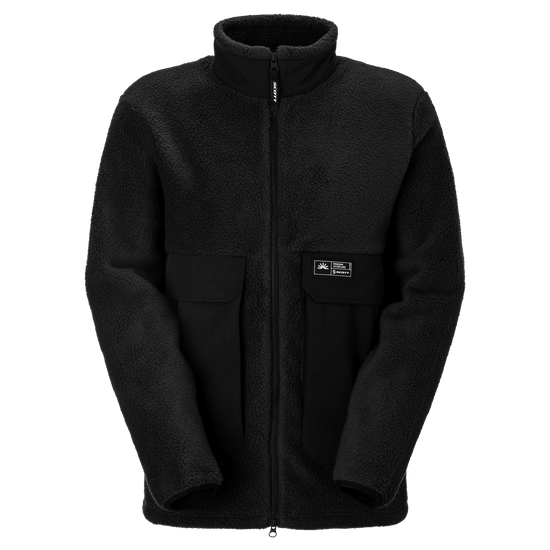Giacca in pile SCOTT Escape Heritage da uomo – Nera, vista frontale
