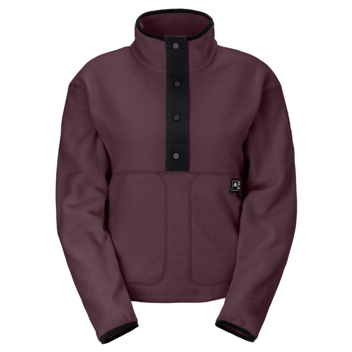 Maglione in pile SCOTT Escape Original da donna - Cocoa Red, vista frontale