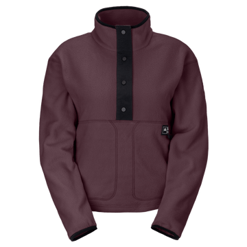 Maglione in pile SCOTT Escape Original da donna - Cocoa Red, vista frontale