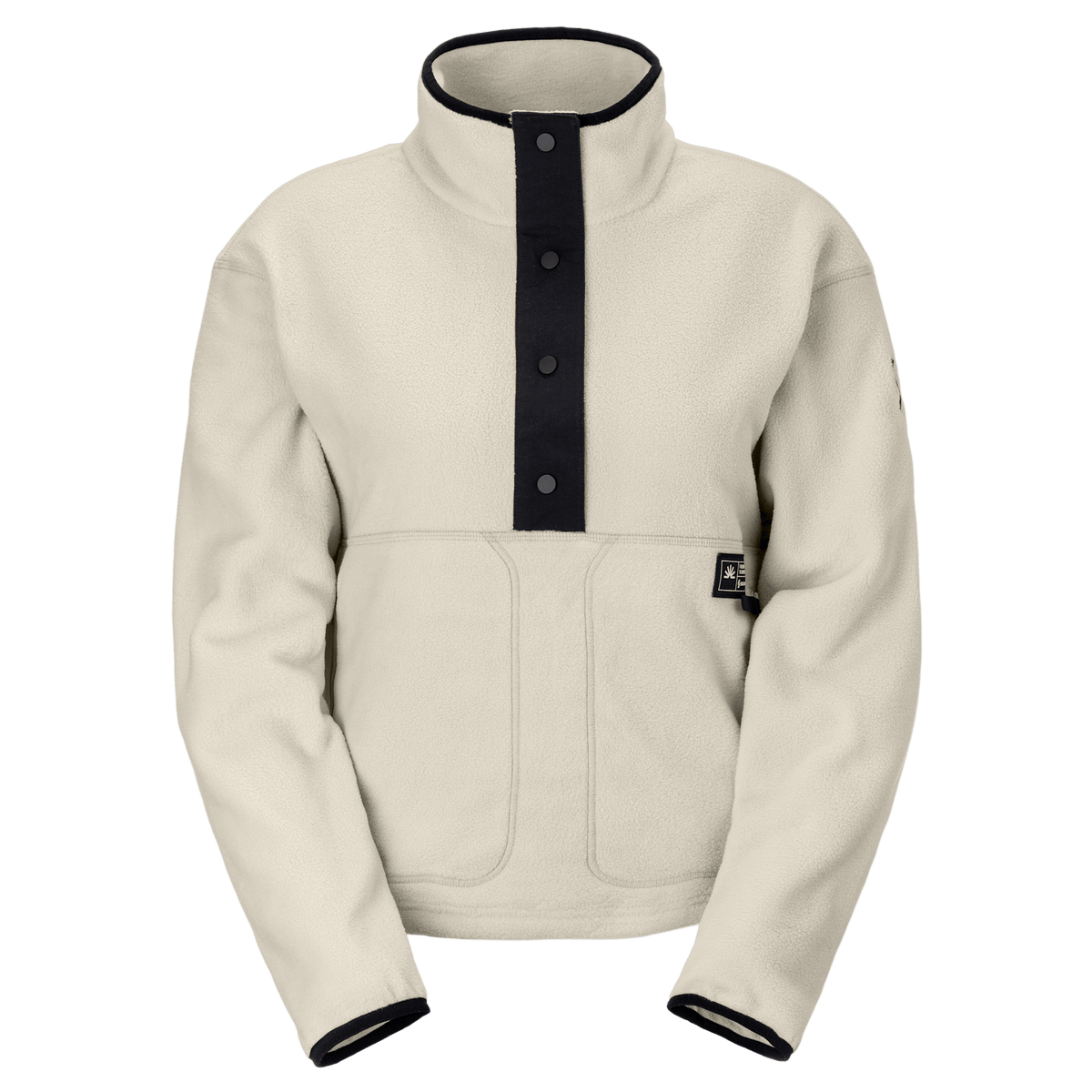 Maglione in pile SCOTT Escape Original da donna - Beige Latte, vista frontale