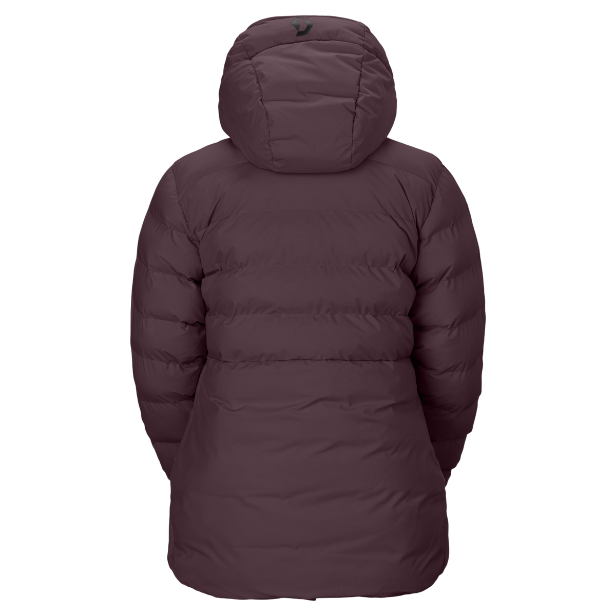 SCOTT Ultimate Warm wintersportjas voor dames, Cocoa Red, achteraanzicht