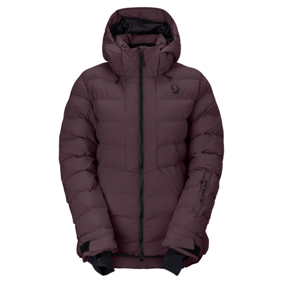 SCOTT Ultimate Warm wintersportjas voor dames, Cocoa Red, vooraanzicht