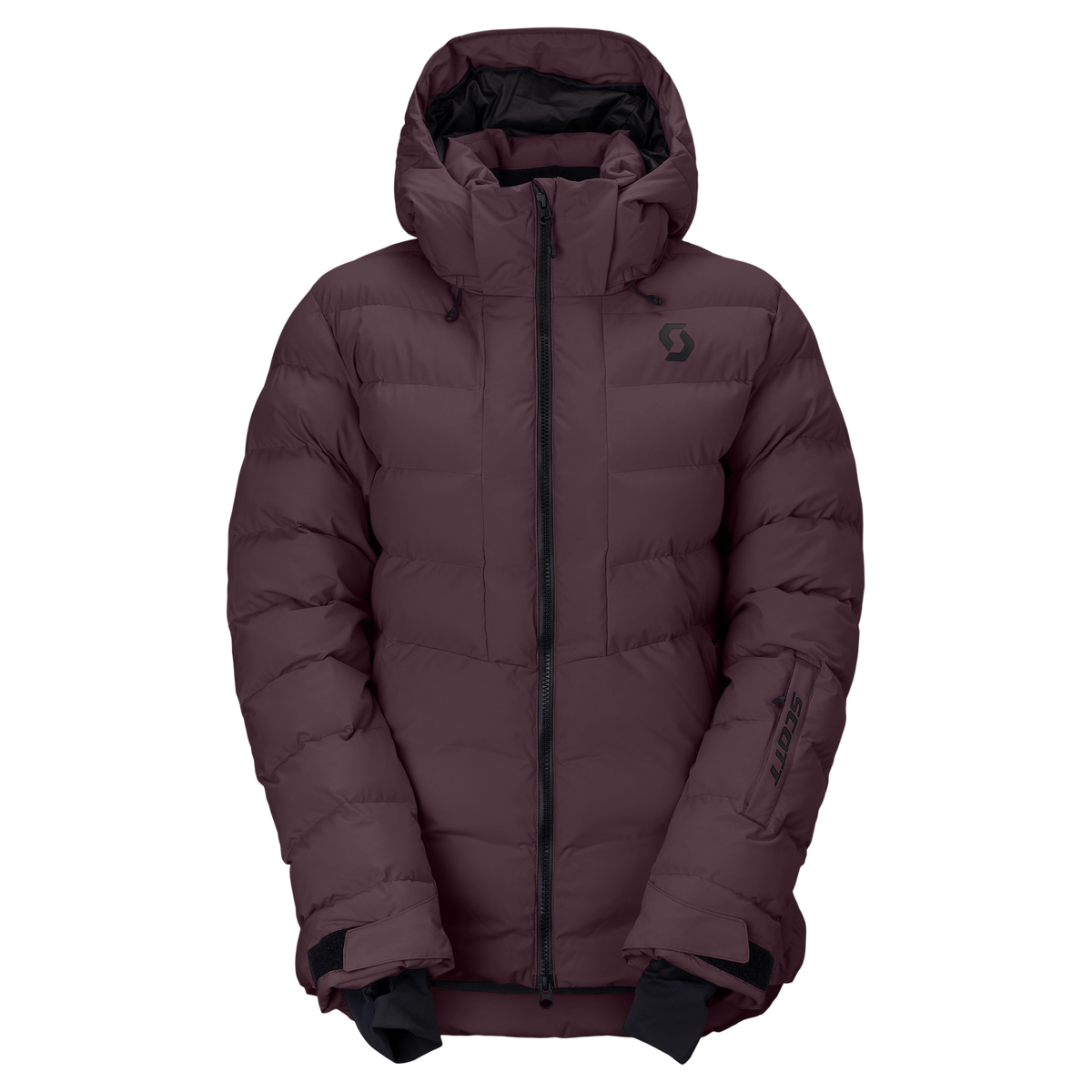 SCOTT Ultimate Warm wintersportjas voor dames, Cocoa Red, vooraanzicht