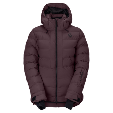 SCOTT Ultimate Warm wintersportjas voor dames, Cocoa Red, vooraanzicht