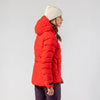 SCOTT Ultimate Warm wintersportjas voor dames, Cocoa Red – Detail- en lifestylefoto 1