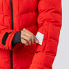 SCOTT Ultimate Warm wintersportjas voor dames, Cocoa Red – detail- en lifestylefoto 7