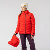 SCOTT Ultimate Warm wintersportjas voor dames, Cocoa Red – Detail- en lifestylefoto 9