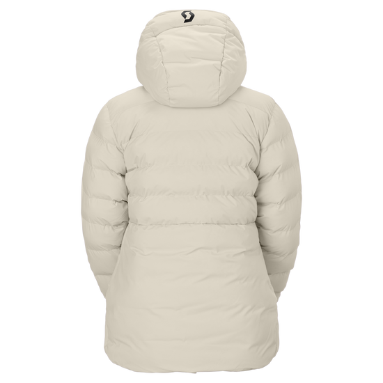 SCOTT Ultimate Warm wintersportjas voor dames, Latte Beige, achteraanzicht