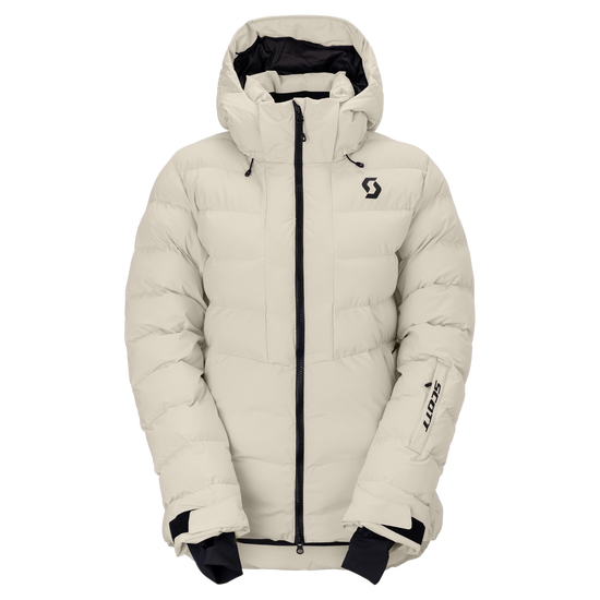 SCOTT Ultimate Warm wintersportjas voor dames, Latte Beige, vooraanzicht