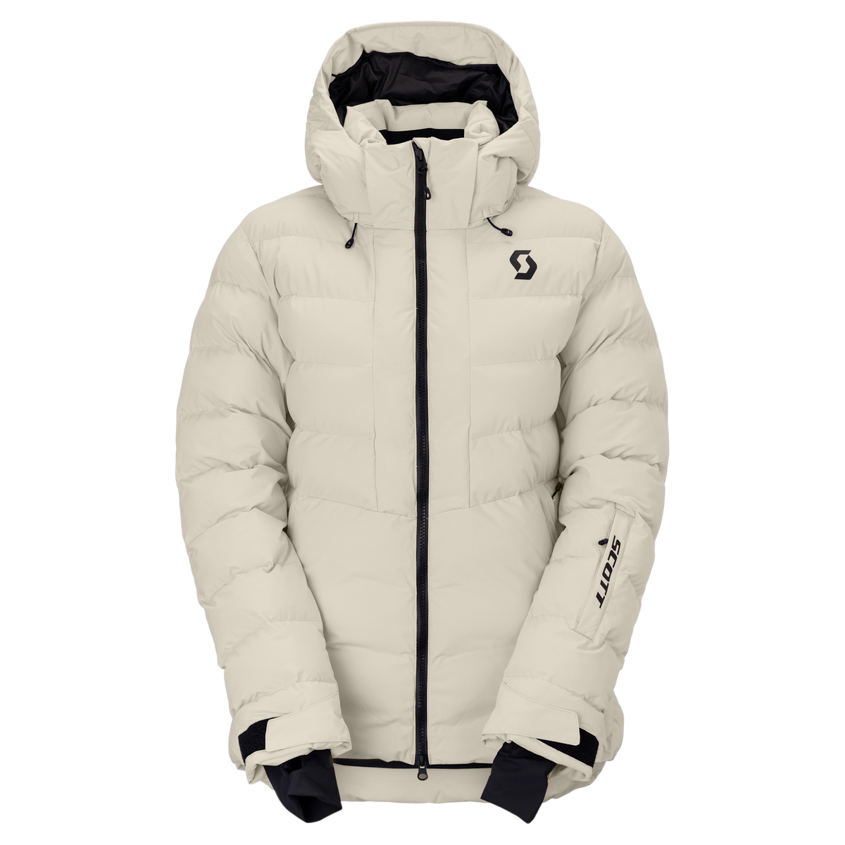 SCOTT Ultimate Warm wintersportjas voor dames, Latte Beige, vooraanzicht