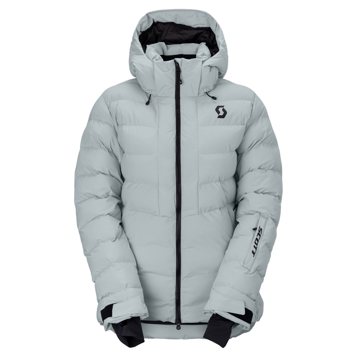 SCOTT Ultimate Warm wintersportjas voor dames, Mist Blue, vooraanzicht