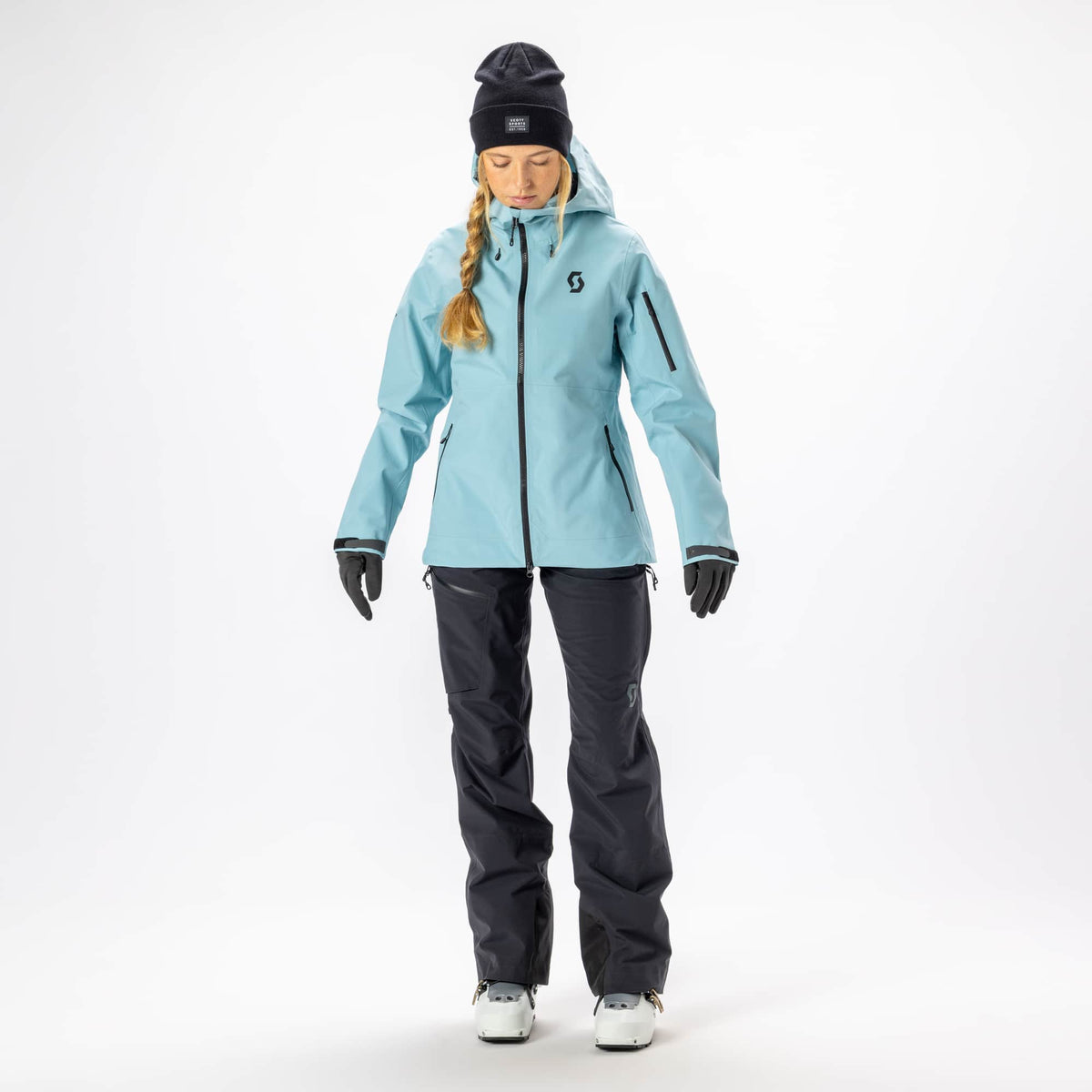 SCOTT Explorair 3L Wintersporthose Damen Black – Studioansicht