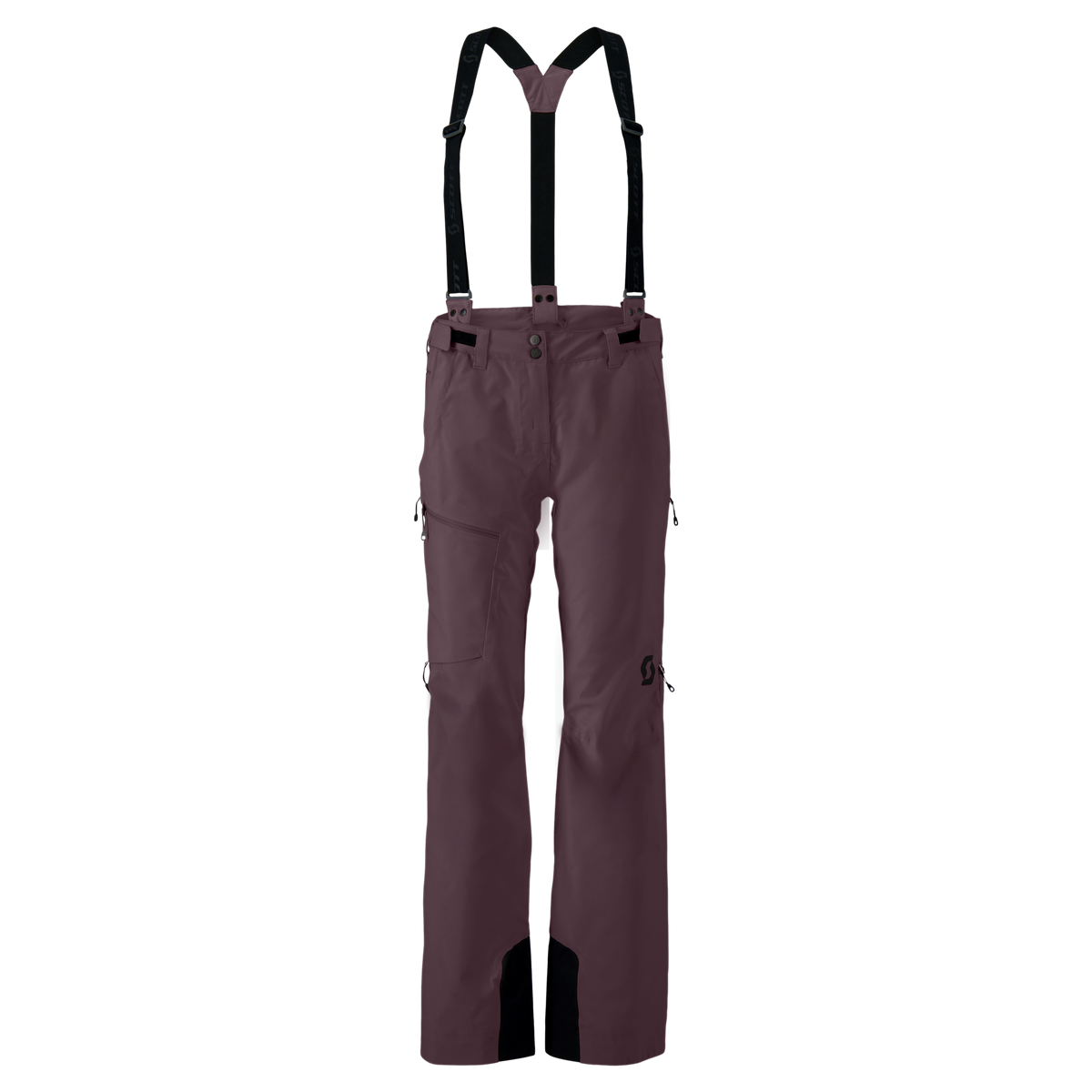 SCOTT Explorair 3L Wintersporthose Damen Cocoa Red – Vorderansicht
