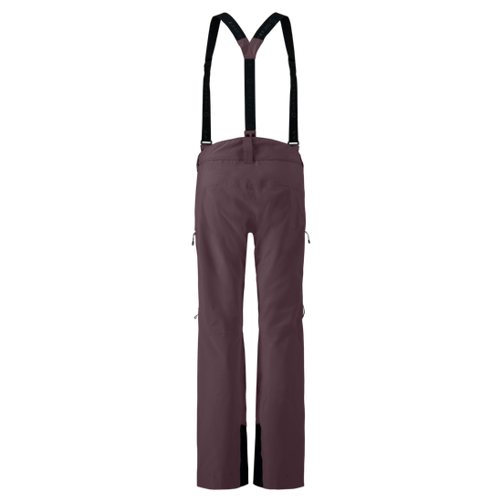 SCOTT Explorair 3L Wintersporthose Damen Cocoa Red – Rückansicht
