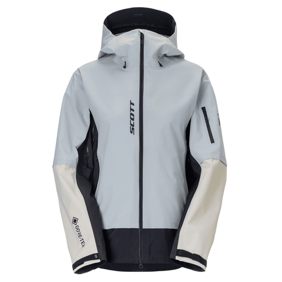 SCOTT Explorair GORE-TEX 3L Wintersportjacke Damen Mist Blue - Latte Beige