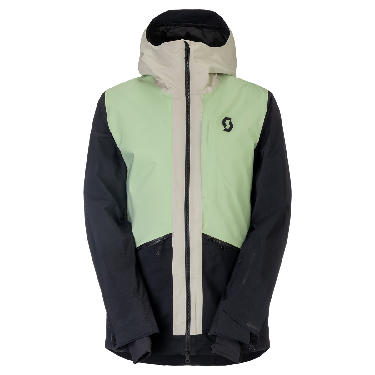 SCOTT Vertic GORE-TEX 2L PrimaLoft Wintersportjacke Herren Black - Vapour Green