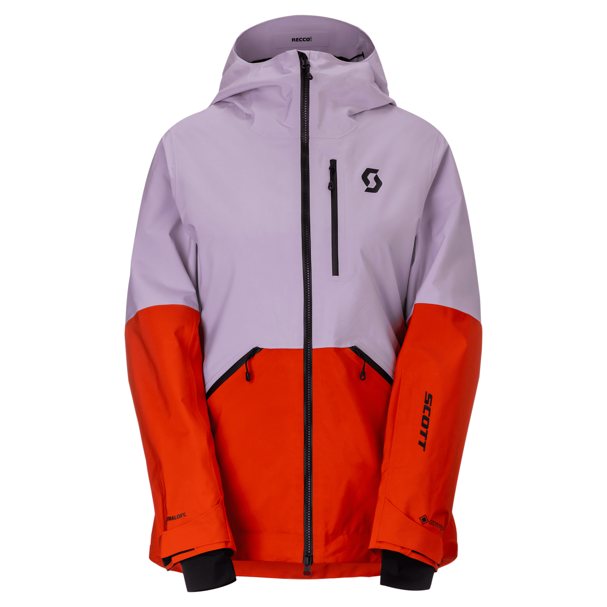 SCOTT Vertic GORE-TEX 2L PrimaLoft da donna Sherbet Purple - Turbo Red