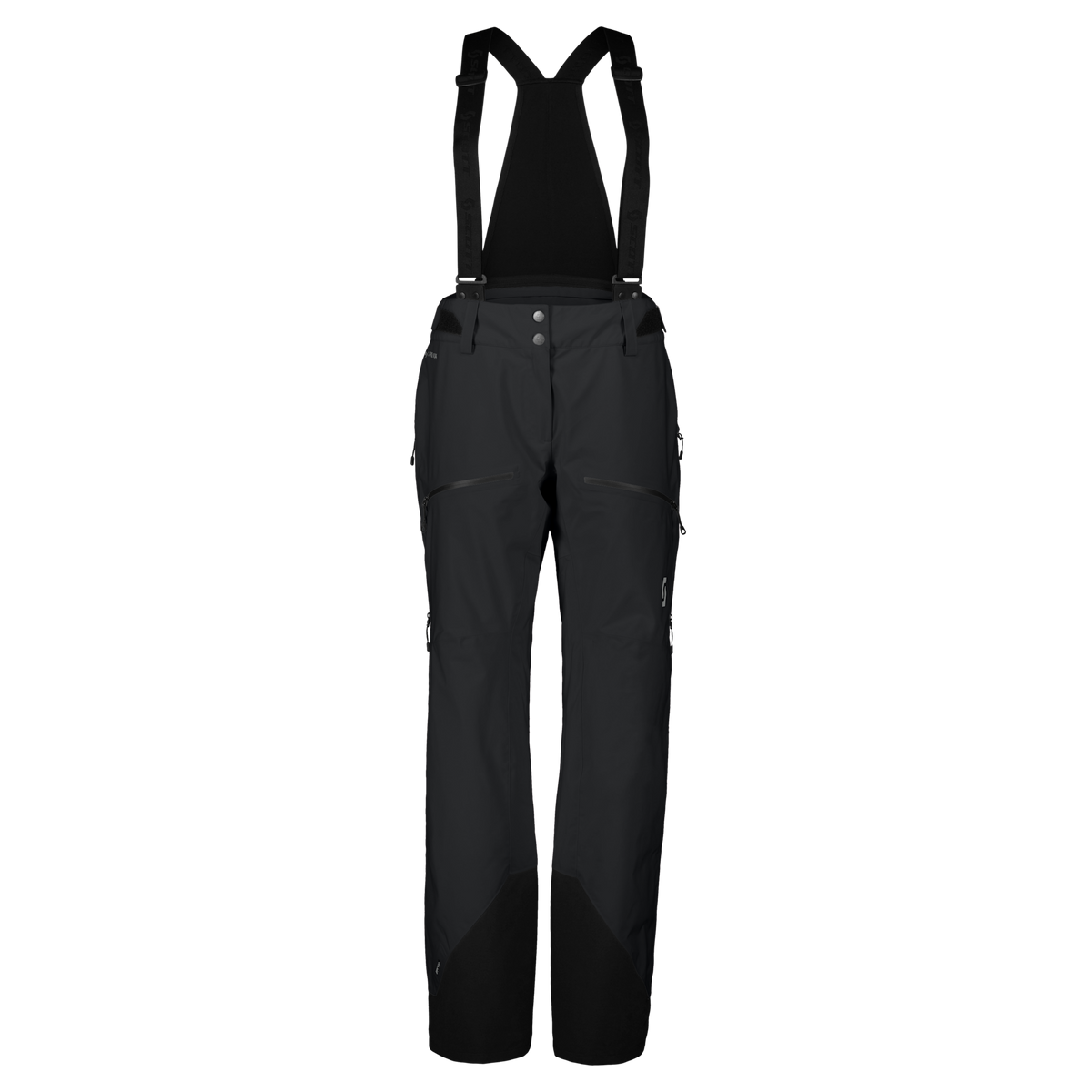 Pantalones de deportes de invierno SCOTT Vertic GORE-TEX 2L para mujer – Negro – Vista frontal