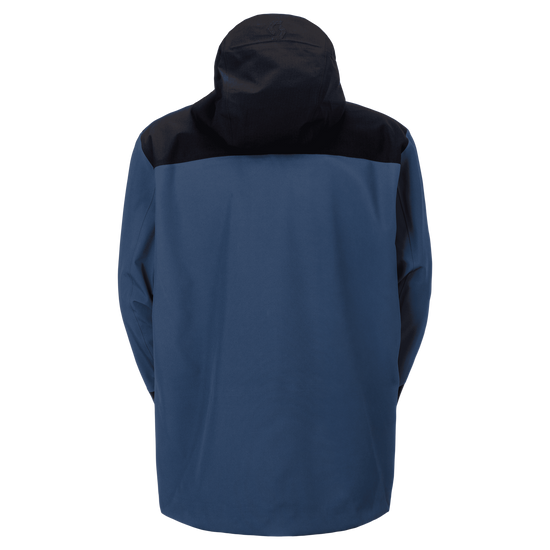 SCOTT Vertic Utility 3L Wintersportjacke Herren – Dusk Blue - Black – Rückansicht
