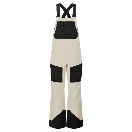 SCOTT Vertic Utility 3L Wintersporthose Damen Latte Beige - Black Vorderansicht