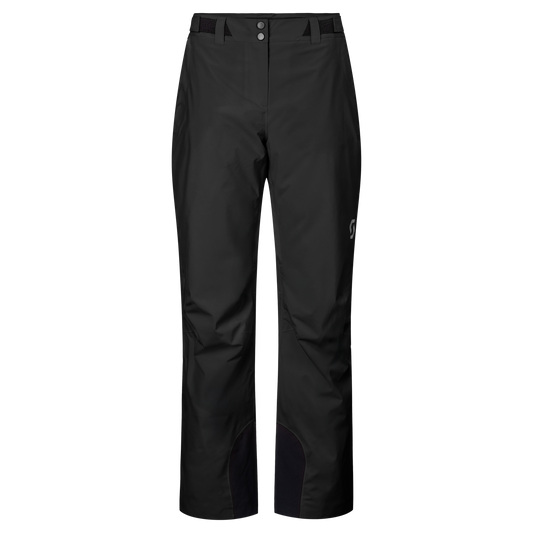 SCOTT Ultimate Dryo 10 wintersportbroek voor dames – Zwart – Vooraanzicht