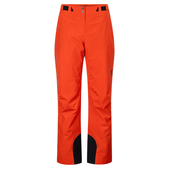 SCOTT Ultimate Dryo 10 Wintersporthose Damen – Turbo Red – Vorderansicht