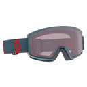 Scott FACTOR GOGGLE - Neon Red - Aruba Green - Enhancer One Size Brillen - PeakStyle