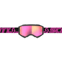 Scott FURY GOGGLE - Black - Pink - Pink Chrome Works One Size Brillen - PeakStyle
