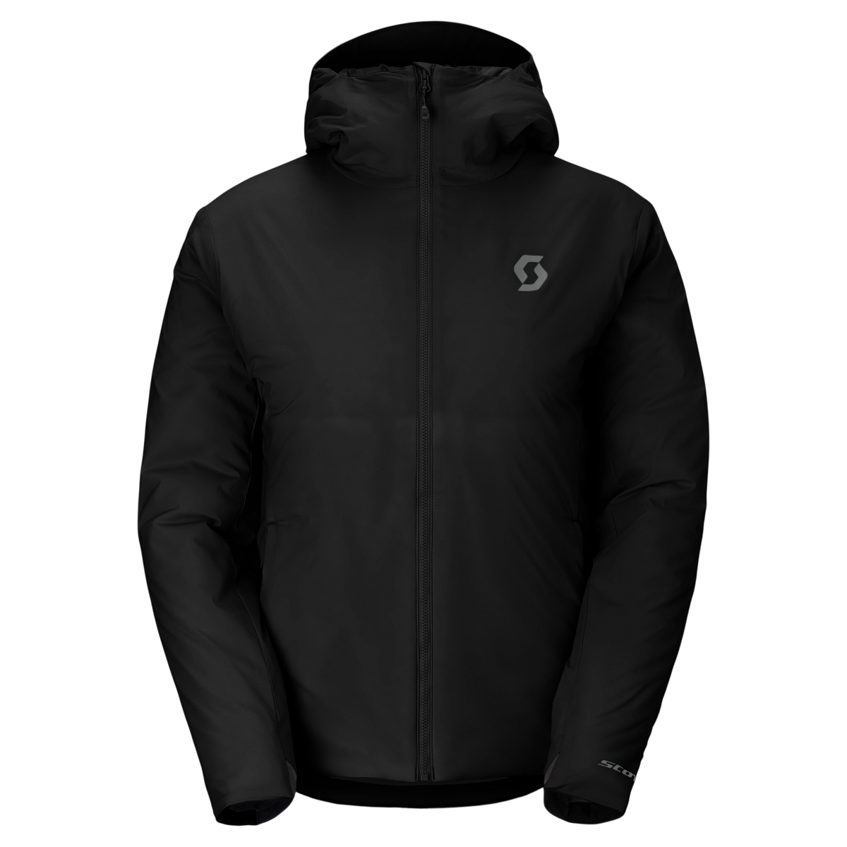 SCOTT Insuloft Light Hoody Damen in Black – Vorderansicht