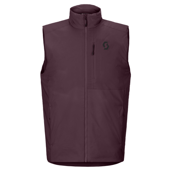Gilet isolant SCOTT Insuloft Light pour homme – Cocoa Red, vue de face