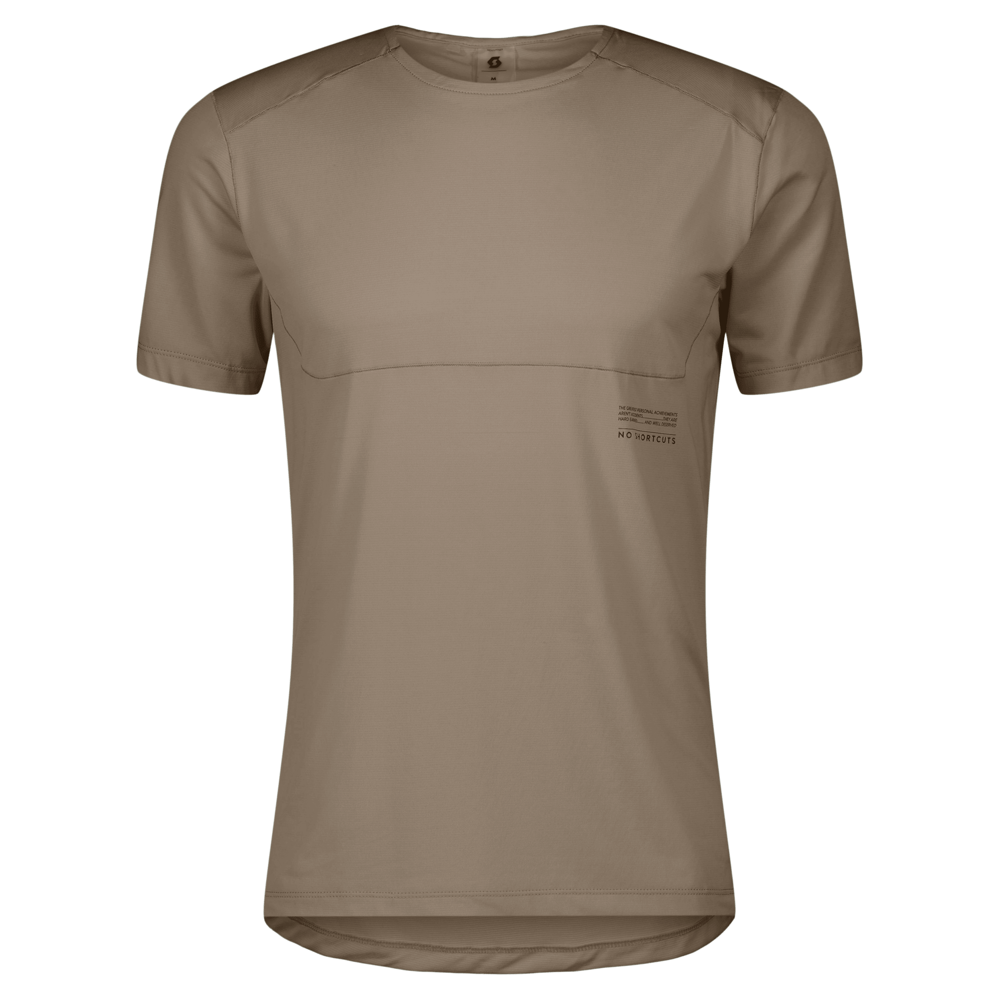 Maglietta a maniche corte SCOTT M Endurance Tech da uomo – Beige Toast – Packshot/Hero