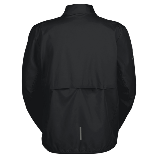 SCOTT Endurance Tech Windbreaker Herrenjacke – Black – Rückansicht