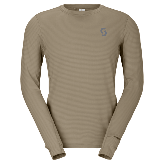 SCOTT Endurance Warm Langarmshirt Herren – Toast Beige – Ansicht 1