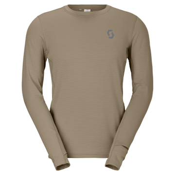 SCOTT Endurance Warm Langarmshirt Herren – Toast Beige – Ansicht 1