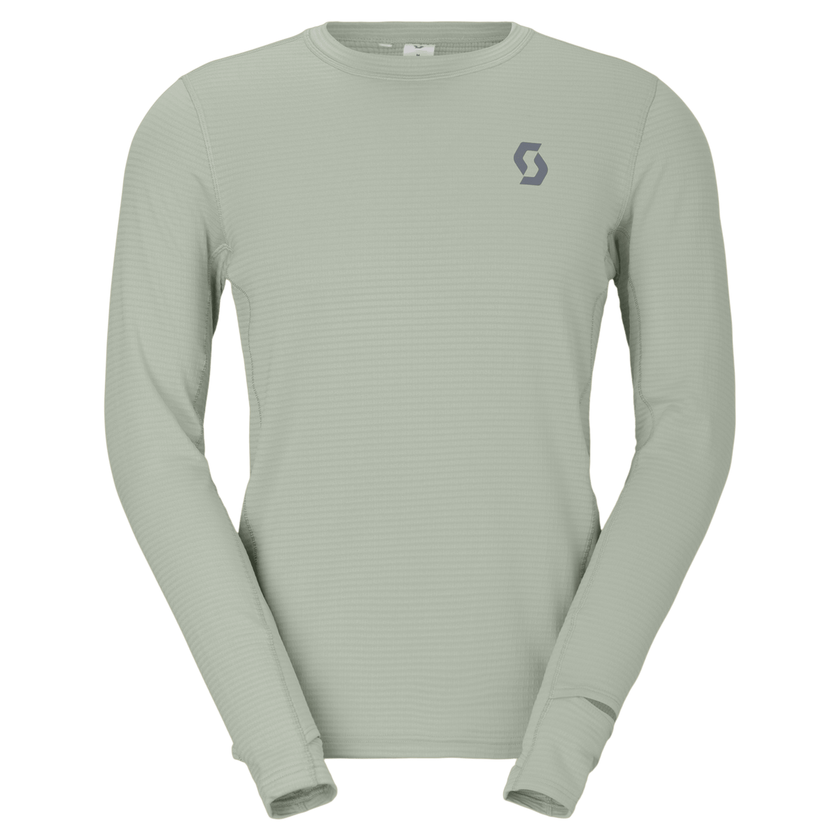 SCOTT Endurance Warm Langarmshirt Herren – Spray Grey – Ansicht 1