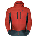 Scott M EXPLORAIR ALPHA HOODY - Magma Red - Aruba Green XS Hoodies - PeakStyle