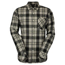 Scott M FLANNEL LS SHIRT - Dust Grey - Black S Oberbekleidung - PeakStyle