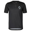 Scott M TRAIL VERTIC ZIP S/SL SHIRT - Black S Oberbekleidung - PeakStyle