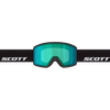 SCOTT Neo Skibrille Black - AMP Aurora Green Chrome S1 – Seitenansicht