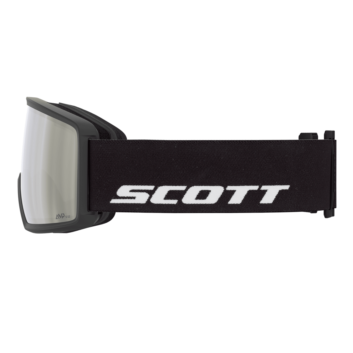 SCOTT Neo Skibrille Black - AMP White Chrome S2 – Detailansicht