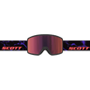 SCOTT Neo Skibrille Black - Purple - AMP Red Chrome S3 – Seitenansicht