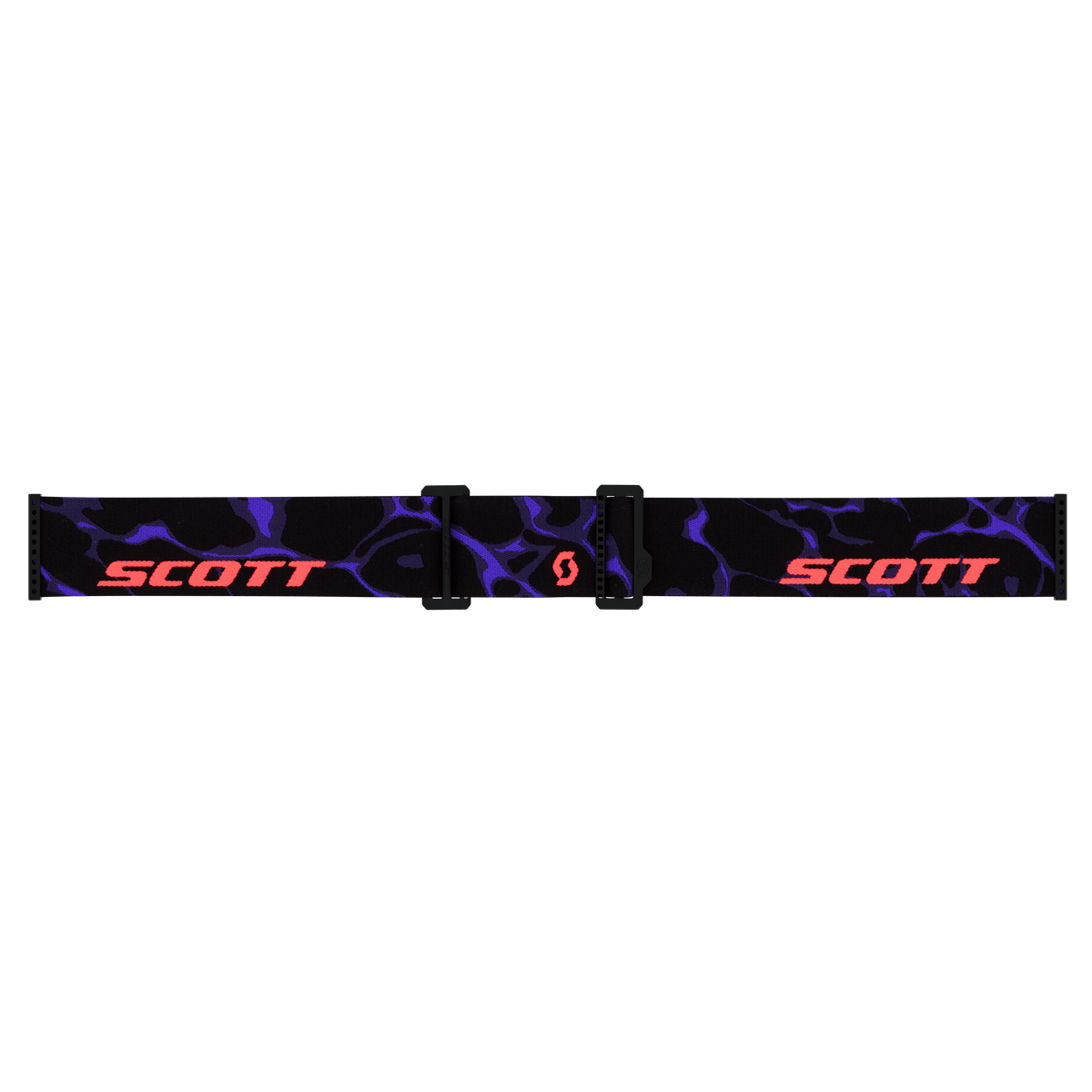 SCOTT Neo Skibrille Black - Purple - AMP Red Chrome S3 – Rückansicht