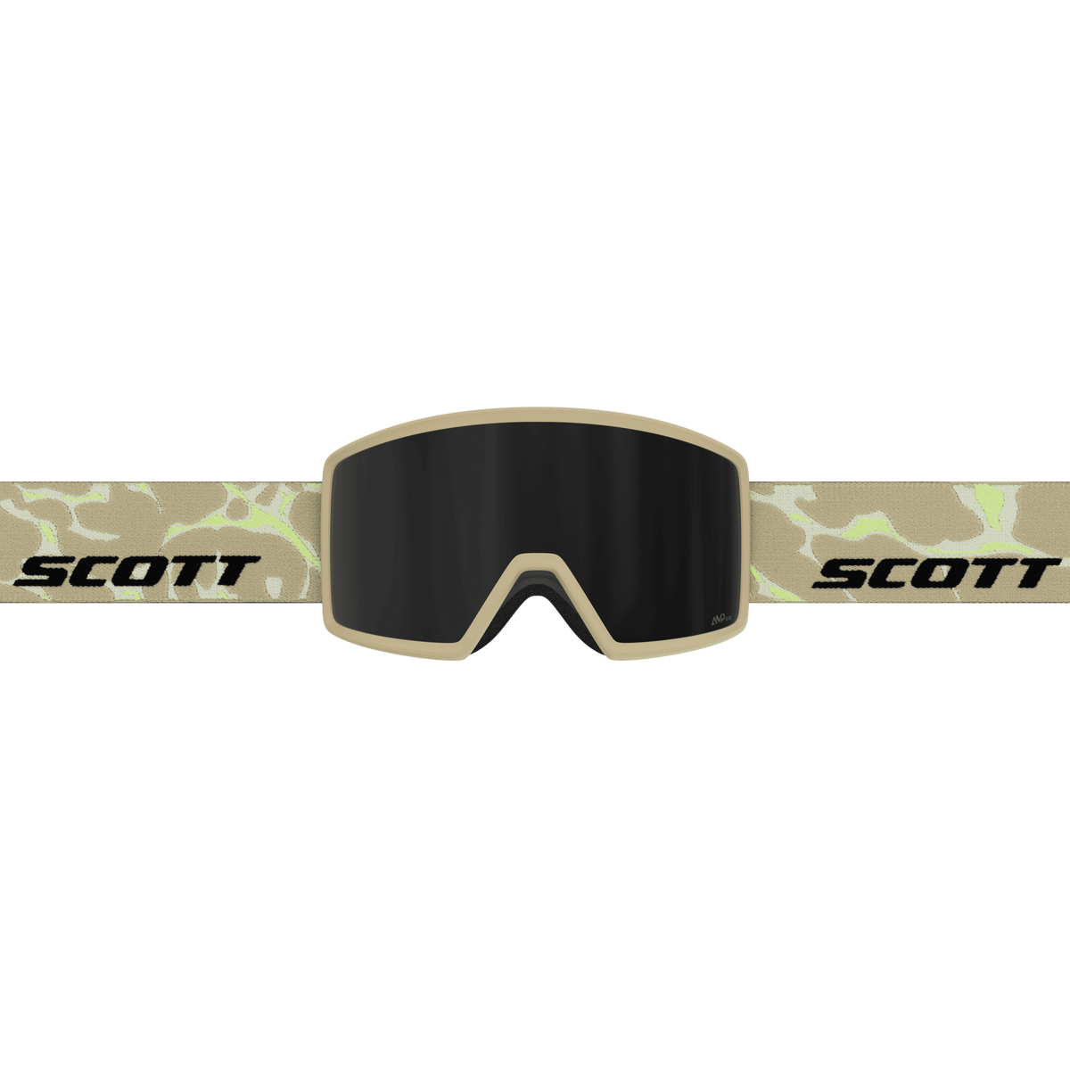 SCOTT Neo Skibrille Mojave Beige - AMP Black Chrome S3 – Seitenansicht