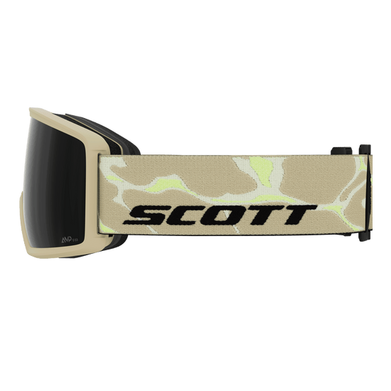SCOTT Neo Skibrille Mojave Beige - AMP Black Chrome S3 – Detailansicht