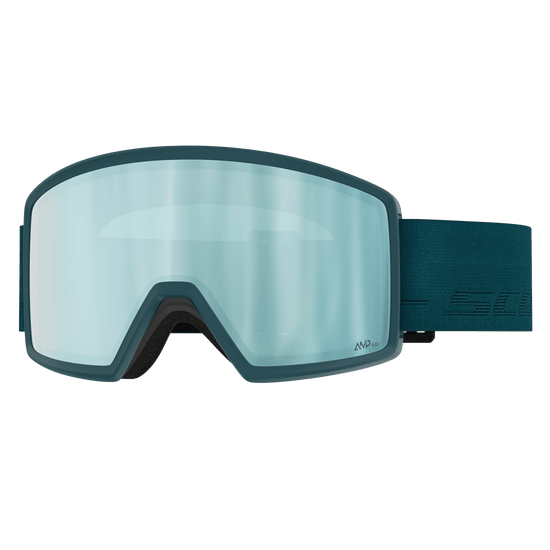 SCOTT Neo Skibrille Petrol Green - AMP Ice Chrome S2 – Vorderansicht
